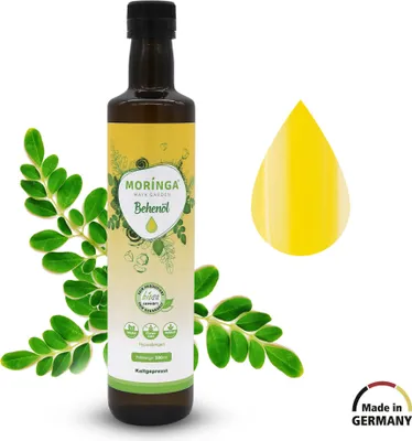 Produktbild von Moringa Öl kaltgepresst, Behenöl, 500ml