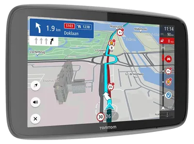 Zdjęcie produktu dla TomTom GO Ekspert nawigacja satelitarna Naprawiono 15,2 cm (6 cali) ekran dotykowy czarny
