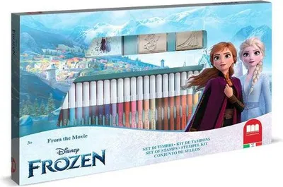 Produktbild von FROZEN 2 - Malset XL, 41-tlg., inkl. Malbuch & Stempel