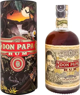 Produktbild von Don Papa 7 Years + Junglebox ethereal 700ml 40% Vol.
