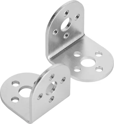 Zdjęcie produktu dla 2 sztuki aluminiowego wspornika w kształcie litery L do części zamiennych Pitsco Tetrix Robotics