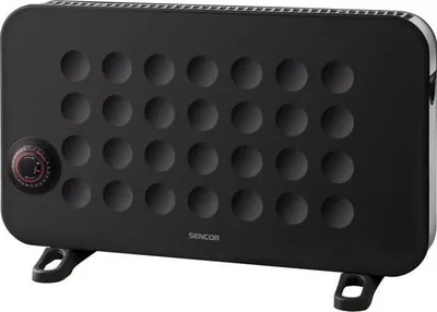 Image de Radiateur électrique SENCOR SCF 2101BK, 2000 W, 3 niveaux de chauffage, Minuterie 24h, Noir