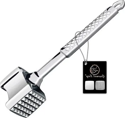 Produktbild von Famanu Fleischklopfer - doppelseitiges Design, rutschfester Griff