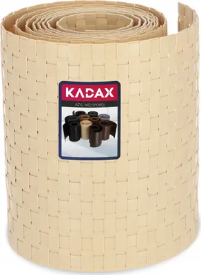 Produktbild von KADAX Zaunband aus Technorattan "Vesta", 19 x 255 cm, Beige, Gartensichtschutz, Windschutz für Balkon, Gartenzaun