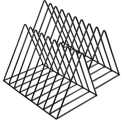 Produktbild von Schallplattenhalter zur Aufbewahrung von Schallplatten, 2er-Pack - Schallplattenhalter zur Aufbewahrung von Alben - vertikaler Schallplattenständer