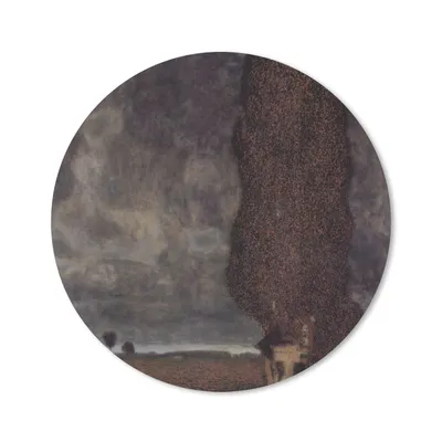 Produktbild von MuchoWow® Mauspad Mousepad Herannahender Sturm - Gemälde von Gustav Klimt 40x40 cm - Mousepads - Maus Mat - Pad - Mausunterlage - Schreibtisch Accessoires