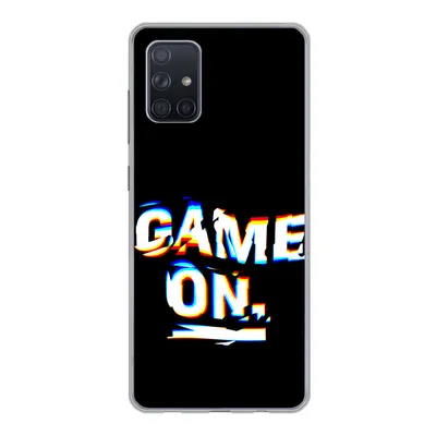 Produktbild von MuchoWow® Handyhülle Schutzhülle Hülle für Samsung Galaxy A51 Spiele - Spiel - Zitat Silikon Softcase Handy Hülle - Schutzabdeckung