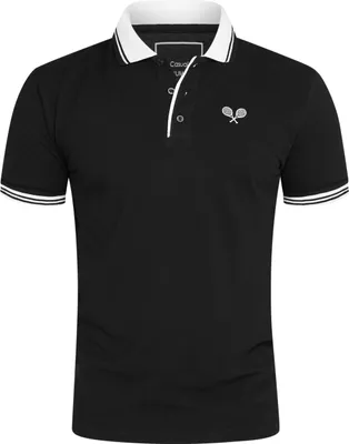 Produktbild von Rello & Reese Herren Poloshirt RRSEDONA Herren Kurzarm Polo-Hemd T-Shirt in Piqué-Qualität