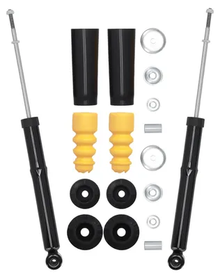 Produktbild von 2 Stoßdämpfer + Anschlagpuffer + Domlager Hinten for VW POLO 1993-2002 6K0513031