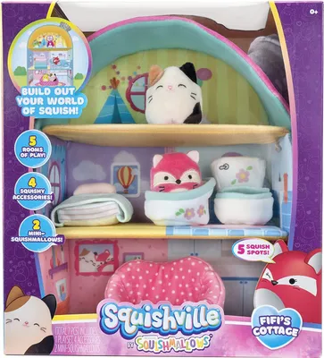 Produktbild von Jazwares SQM0049 - Squishville - Fifis Hütte