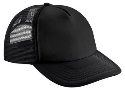 Image de Beechfield - Casquette trucker pour enfants FK1906 (taille unique) (noir)