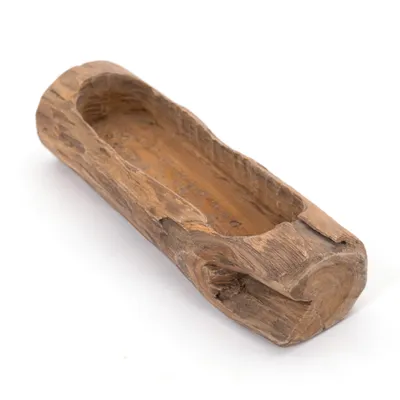 Obrázek produktu pro Mísa z přírodního dřeva "FIORE 40" | 40x13 cm (ŠxH), teak | Dřevěná mísa