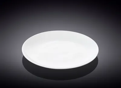 Image de Assiette à dessert Wilmax 20 cm en porcelaine, blanche WL-991013/A