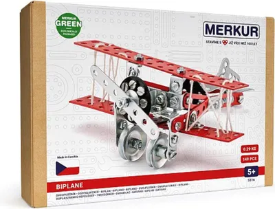 Obrázok produktu pre Merkur 051 - dvojplošník, 148 dielov