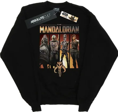Produktbild von Star Wars - "The Mandalorian" Sweatshirt für Damen BI38774 (M) (Schwarz)