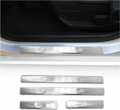Zdjęcie produktu dla Listwy progowe do Toyota Auris 2012-2022 stal nierdzewna srebrna 4szt