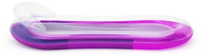 Imagen del producto de Colchón hinchable Bestway 43103 Lounge, 160 x 84 cm, con 2 cámaras de aire, reposacabezas cómodo y base de malla resistente. Color morado