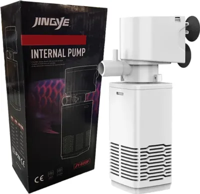 Produktbild von Aquarium-Filterpumpe – WEISS – waschbarer Filter – 230 V – 650 l/h – Aquarium-Filter für Sauerstoff und Filtration