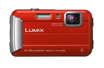 Produktbild von Panasonic Lumix DMC-FT30 Kompakte Outdoor-Kamera, rot