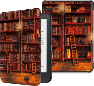 Produktbild von Fintie Hülle kompatibel mit Tolino Shine 3 eReader (2018) - Ultradünne Schutzhülle mit Ruhemodus und Magnetverschluss, die Bibliothek