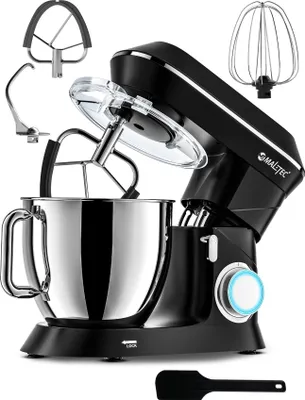 Produktbild von MalTec Planet robot kuchenny MaltecChef 2200W ugniatarka 6 prędkości robot kuchenny BLACK 6L