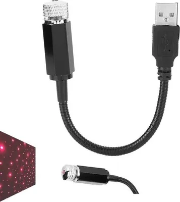 Immagine prodotto di Proiettore automatico per giochi di luce per auto con lampada d'atmosfera rossa per l'abitacolo con illuminazione d'ambiente.