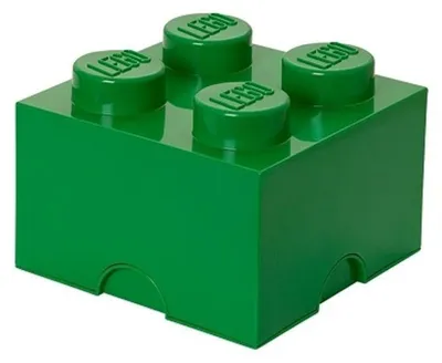 Produktbild von Lego Aufbewahrungsbox Lego Brick 4 grün