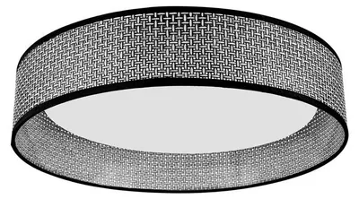Image de Immax NEO LITE LONA LED : plafonnier intelligent 36 W, CCT, Wi-Fi, Tuya, BEACON, noir et blanc
