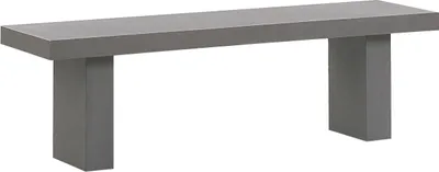 Produktbild von BELIANI Trendy Gartenbank Grau Beton Outdoor&Indoor 150 x 40 cm Industrieller Stil Garten Salon