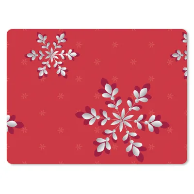 Produktbild von MuchoWow® Mauspad Mousepad Muster - Weihnachten - Pflanzen 23x19 cm - Mousepads - Maus Mat - Pad - Mausunterlage - Schreibtischunterlage - Mauspad