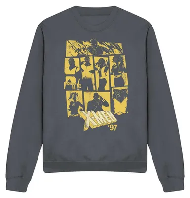 Produktbild von X-Men 97 - Sweatshirt für Herren/Damen Uni, Mittelschwer TV36585 (S) (Holzkohle)