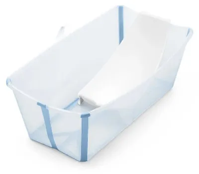 Immagine prodotto di STOKKE Vasca da bagno Flexi Bath con supporto per neonati - Blu oceano