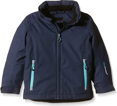 Produktbild von Campagnolo GIRL JACKET FIX HOOD BLACK BLUE 128