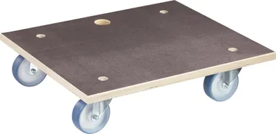 Produktbild von WAGNER Transporthilfe Multiplex MAXIGRIP 24 mm - 59 x 49 x 15 cm, Rollen ultrasoft Ø 100 mm, Tragkraft 500 kg - 20114501