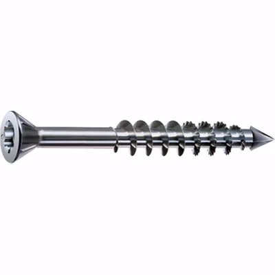 Produktbild von SPAX-M, weiß verzinkt, MDF Schrauben, T-STAR plus, Senkkopf, Kleiner Fräskopf, Teilgewinde, CUT-Spitze, WIROX A3J - Größe: 3,5 x 45 mm - Menge: 200 Stück