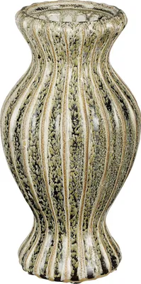 Produktbild von Mica Vase Pippa grün aus Keramik 25 cm