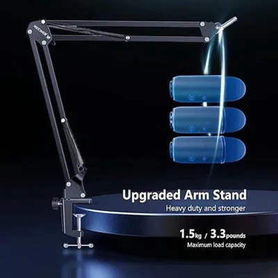 Obrázek produktu pro Profesionální držák mikrofonu, 41,4 x 11,9 x 5,6 cm, stojan na mikrofon