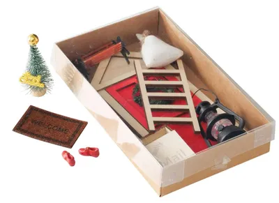 Produktbild von DIY Elfen-Tür, Wanddekoration, 17 cm