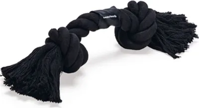 Produktbild von Beeztees Baumwollknoten - Schwarz - 2 Knoten - 280 Gramm