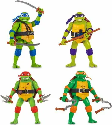 Produktbild von Tortugas Ninja Deluxe Figur Mehrfarbig  Mehrfarbig One Size