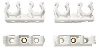 Image de Clips tubulaires doubles Cornat 22mm