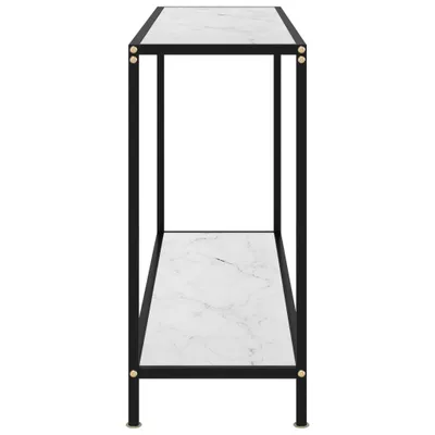 Produktbild von "im Sonderangebot"Konsolentisch/Beistelltisch Moderner design - Sofatisch für Wohnzimmer - Weiß 120x35x75 cm Hartglas DEMöbel 6192335