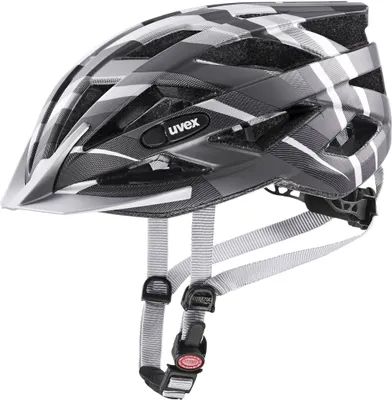 Zdjęcie produktu dla Kask Uvex Air Wing CC czarno-srebrny mat wielkość 52-57 cm S41.0.048.0115