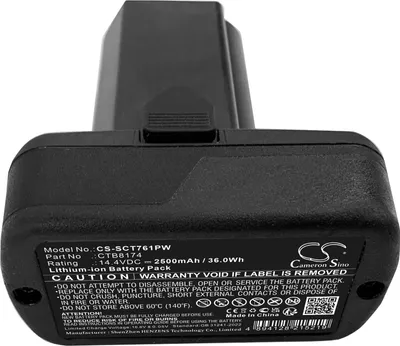 Produktbild von TECHTEK Akku Kompatibel mit [Snap-on] CT761, CTPP761, CTR761, CTRS761 Ersetzt CTB8174