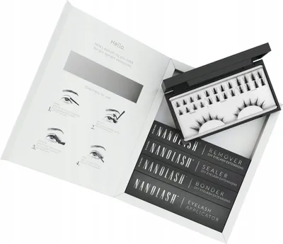 Produktbild von Set zur cluster wimpern zur DIY Wimpernverlängerung zu Hause Nanolash FLIRTY