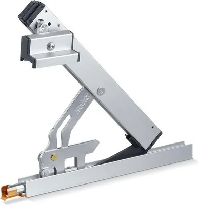 Produktbild von GEZE OL95 Schere mit Standard-Flügelbock EV1 Aluminium naturton eloxiert