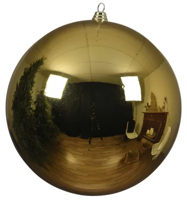 Produktbild von Christbaumkugel, gold, glänzend, groß, 25 cm, 1 Stk.