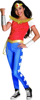 Produktbild von Kids Deluxe Wonder Woman Kostüm – Fasching Karneval Halloween Verkleidung