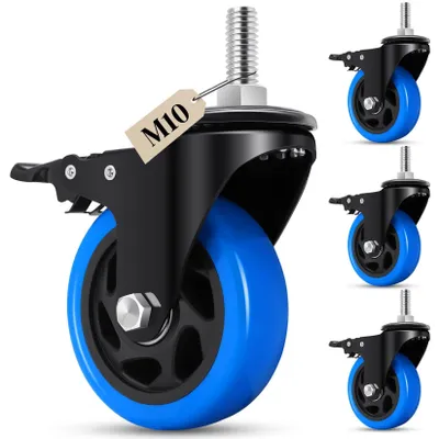 Obrázek produktu pro 100mm kolečka na nábytek s brzdou a vysokou nosností