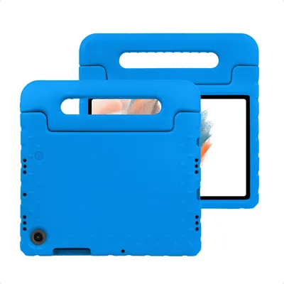 Produktbild von imoshion Schutzhülle mit Handgriff kindersicher Samsung Galaxy Tab A8 - Blau